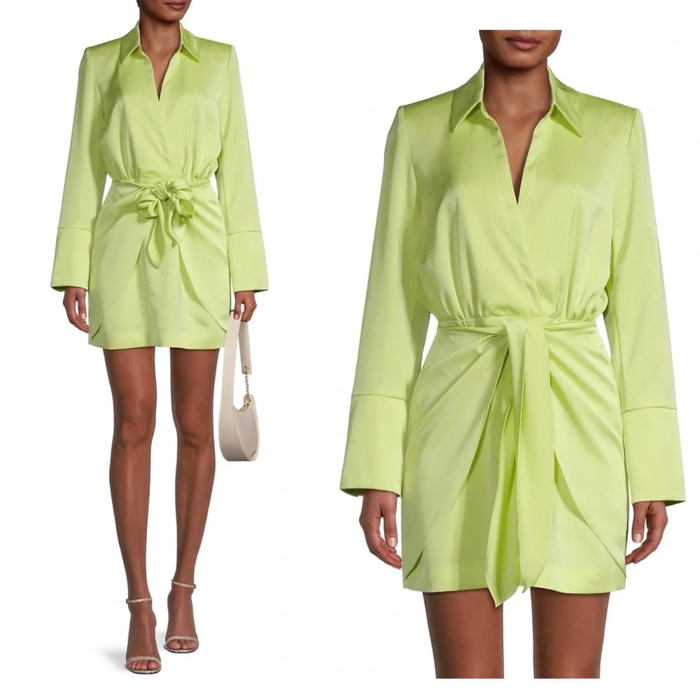 NWT Anthropologie MISHA Tie-Front Mini Blazer Dress - Picture 6 of 16